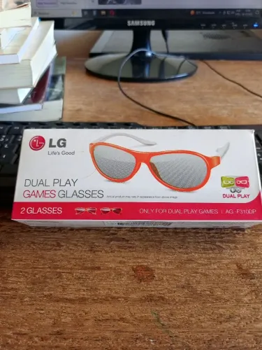 Lg óculos dual play games glasses