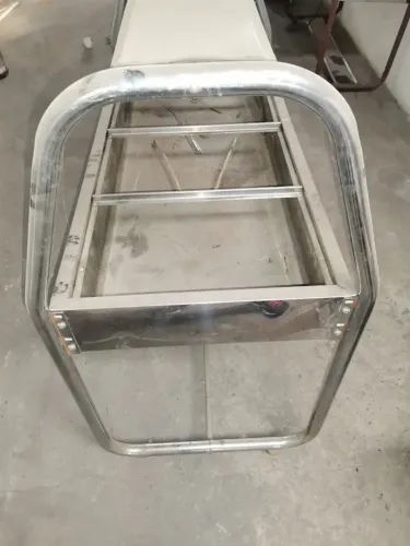 Carrinho de serviço em aço inox