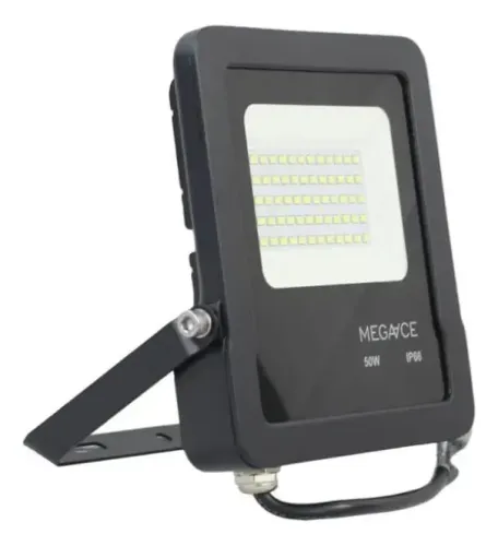Refletor 50w Megace ip66 branco frio forte 6500k( Distribuidor Jk Eletronicos Atacado )