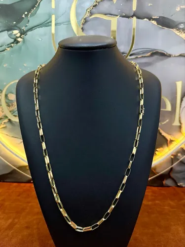 Cordão de ouro elo baguete 17.3g ( LOJA FÍSICA )