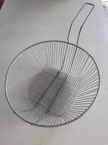 Cesto de Fritura em Aço Inox