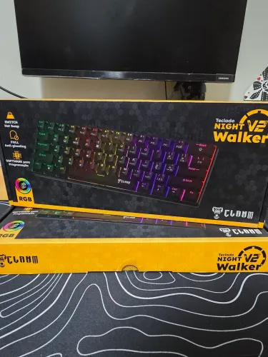Teclado Gamer 60% Night Walker V2 Switch Red