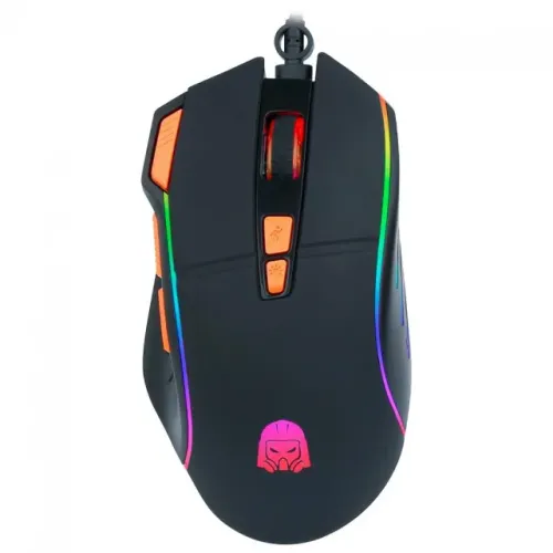 Mouse Gamer Digital Alliance Luna XS RM-177, RGB, DPI 7200, 8 Botões, Preto, Novo, Lacrado
