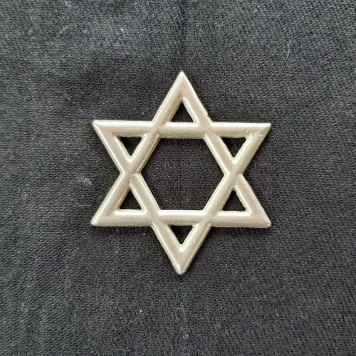 Estrela de Davi Decorativa de Metal