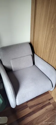 VENDE-SE POLTRONA RECLINÁVEL RETRÁTIL CINZA