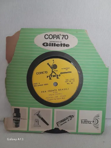 Disco de Vinil Compacto- Coral de Joab - Pra Frente Brasil!