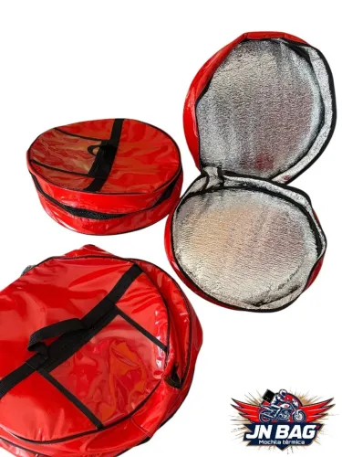 Bolsa térmica para pizza 35 centímetros forrada lainada