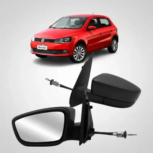  Par de Retrovisor manual do Gol e Voyage  G6, G7 e G8 2009 a 2023