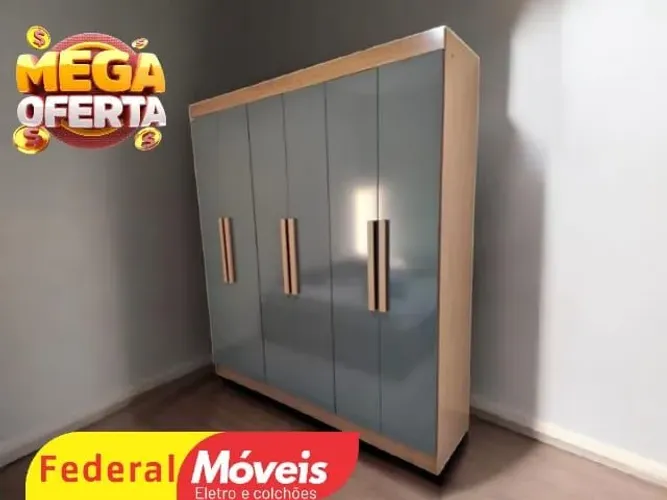 Guarda Roupa 6 Portas em MDF - Solicite Catálogo 