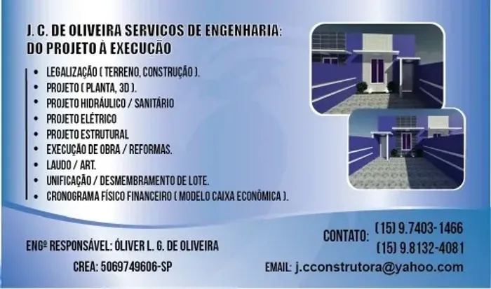 Engenheiro Civil Sorocaba e região