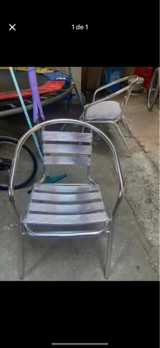 Cadeiras de alumínio