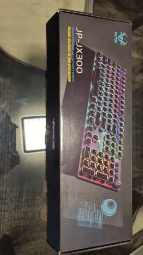 Teclado gamer mecânico profissional JP-JX300