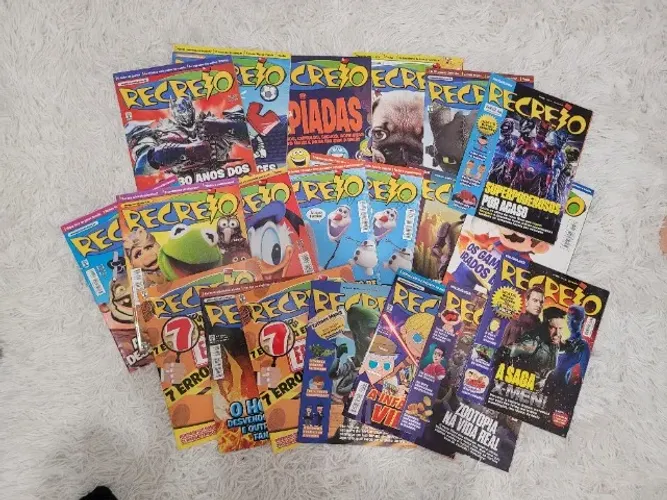 coleção revistas recreio - 22 unidades