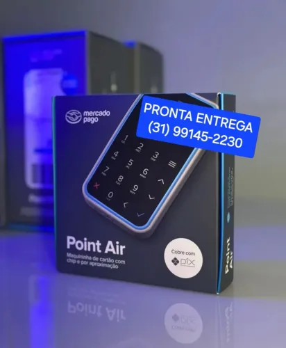 Maquininha de cartão Point Air - S' ALUGUEL d45