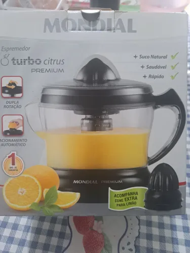 Espremedor de Frutas Turbo Citrus Premium Mondial