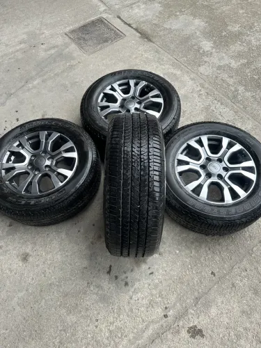 RODAS COM PNEUS ARO 18 RANGER LIMITED