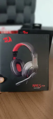 Headset Gamer Redragon Ares RGB- Novo
