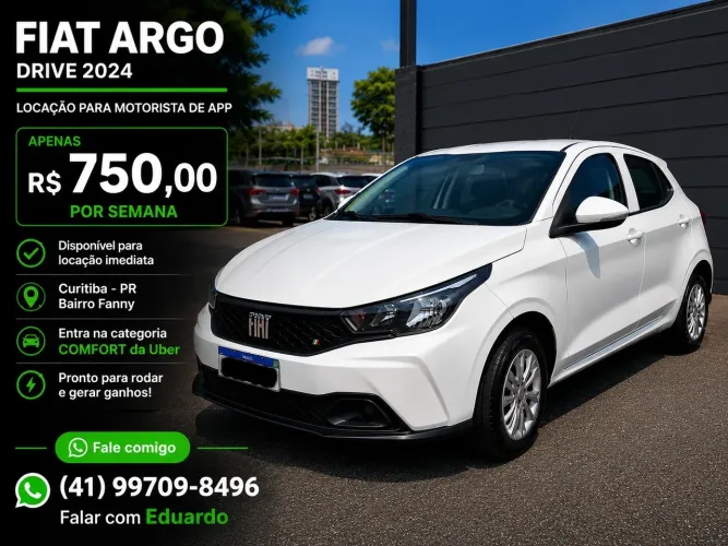 Alugo carro para motorista de aplicativo Uber, 99, Indrive