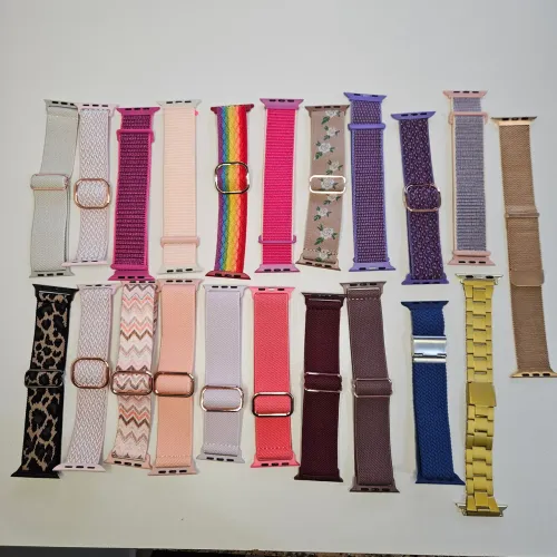 65 Pulseiras Smartwatch 42mm a 49mm + 7 Carregadores