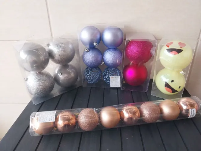 Lote bolas de natal