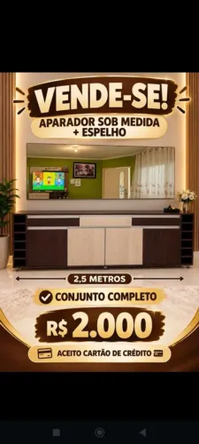 Aparador sobe medida + espelho