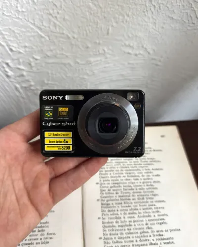 cybershot sony dsc-w110 completa - pronta pra uso!