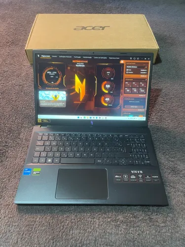 NOTEBOOK ACER NITRO V15 I5-13420H,NOTA FISCAL + CAIXA,RTX 4050,24GB RAM,SSD 512GB,165HZ