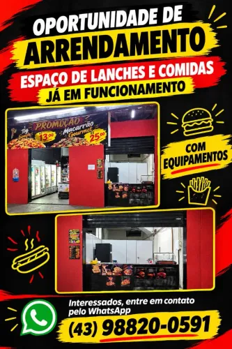 Arrendamento de espaço 