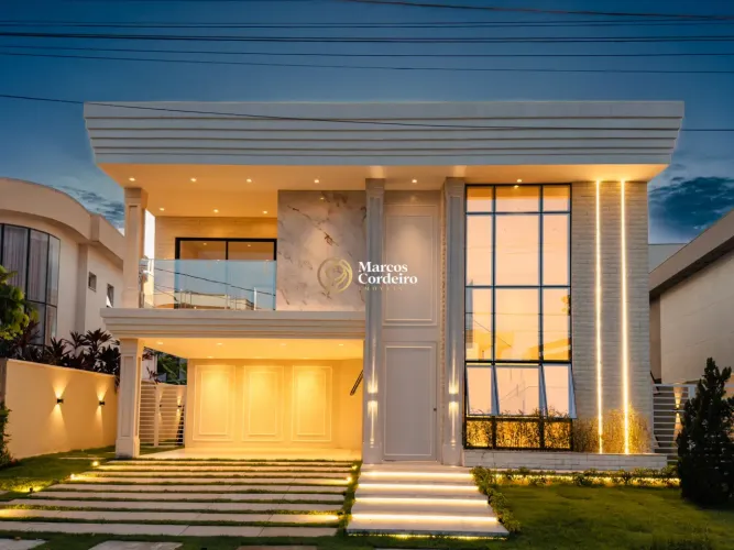 Casa No Alphaville Ceará, com 5 suites + escritório + studio em Cidade Alpha - Eusébio