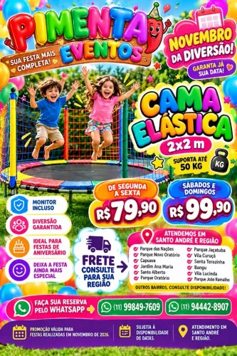 Aluguel Cama elástica