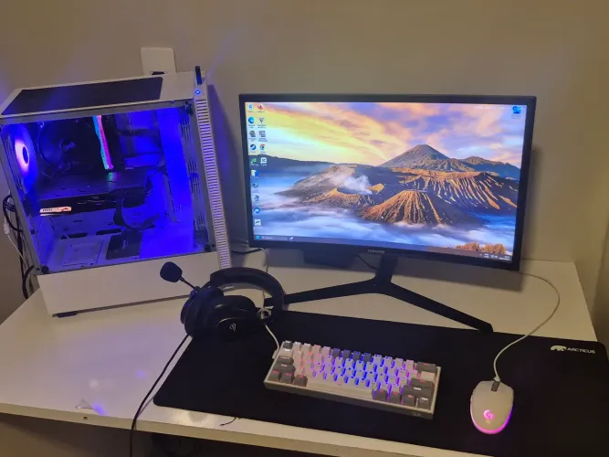 PC Gamer Completo + Monitor 144Hz + Kit Gamer - Pronto para Jogar