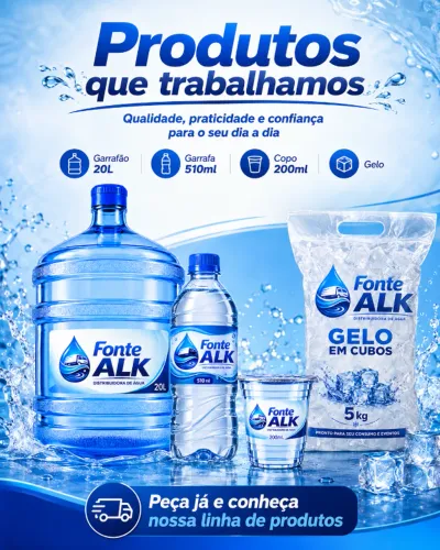 Água Mineral de 20 Litros com Disk Entrega em Guarulhos