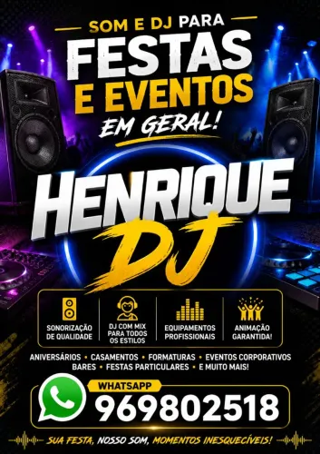 Som e DJ para festas e eventos em geral