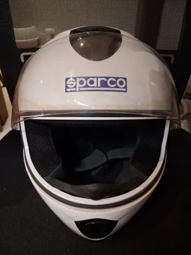 Vendo capacete Sparco Branco