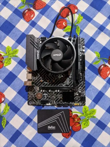 Kit Upgrade AMD Ryzen 5 5500 + A520M + 8GB RAM DDR4 + SSD 1TB Netac