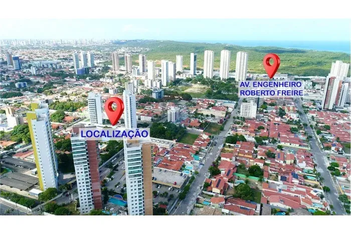 Lindo Apartamento 2/4 Suite C/ 02 Vaga De Garagem No Cond. Paradise Village, em Capim Maci