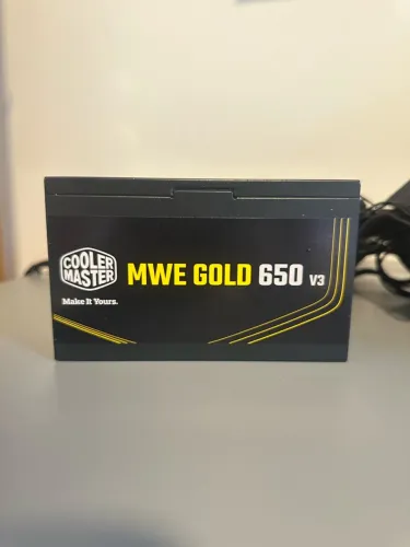 Fonte Cooler Master MWE Gold 650 V3 650W ATX 3.1 + NF-e + Garantia 10 Anos