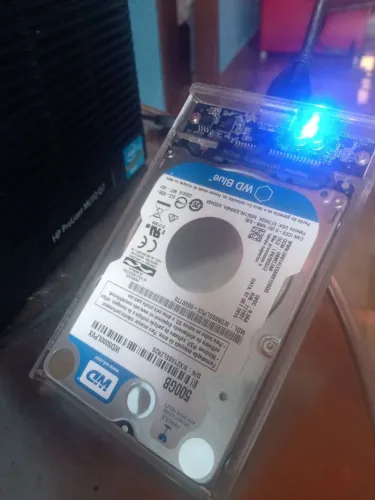 Hd 500gb de notebook saudavel