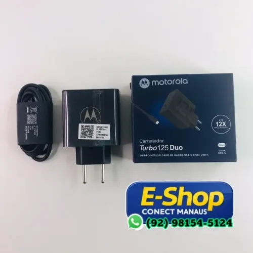 Carregador Turbo Motorola Tipo-c - PROMOÇÃO!