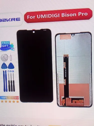 Dipley celudar UMIDIGI BISON PRO
