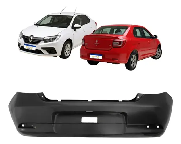 Parachoque Traseiro Renault Logan 2013 2014 2015 2016 A 2020