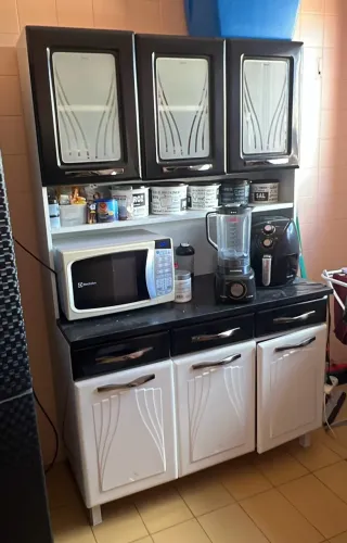 Armário de Cozinha Telasul de Aço - Excelente Estado (Desmontado em 2 partes)