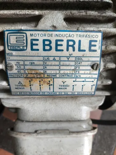 Motor de indução trifásico 
