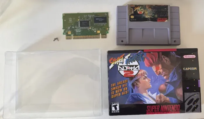 Street Fighter Alpha 2 snes Super Nintendo jogo original