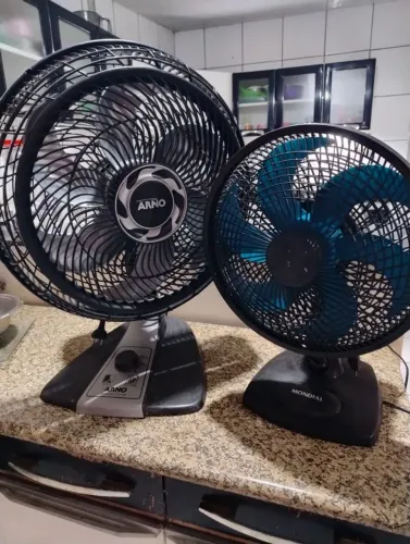 Ventilador Arno 40cm + Ventilador Mundial 30cm