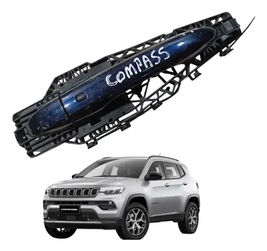 Maçaneta Externa Porta Dianteira Direita Compass 2016 21 Azul Dianteira