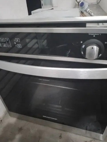 Vendo forno 78 litros inox Brastemp 