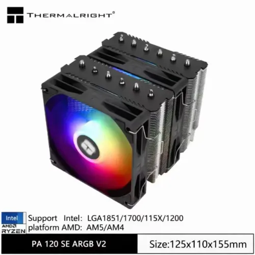 [Novo] Air Cooler Thermalright Peerless Assassin 120 SE ARGB V2, Intel/AMD, Fans 120mm, PC