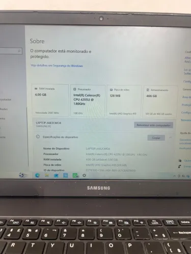 Notebook Samsung