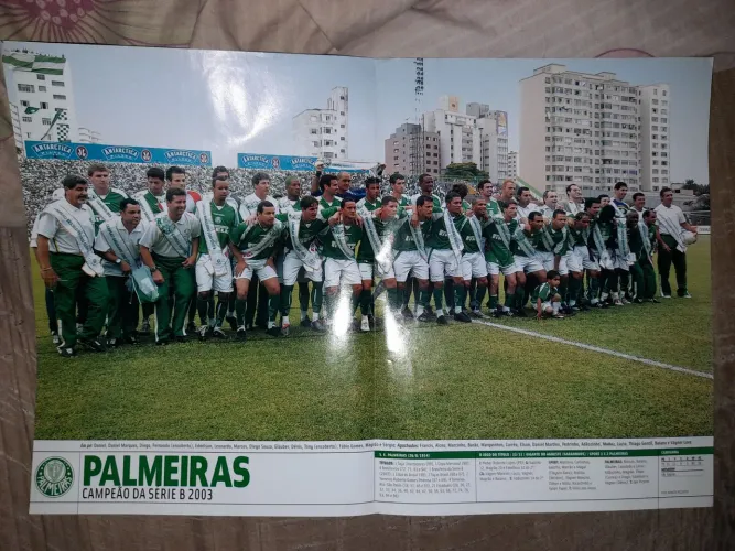 Pôster Placar 2003 Palmeiras 